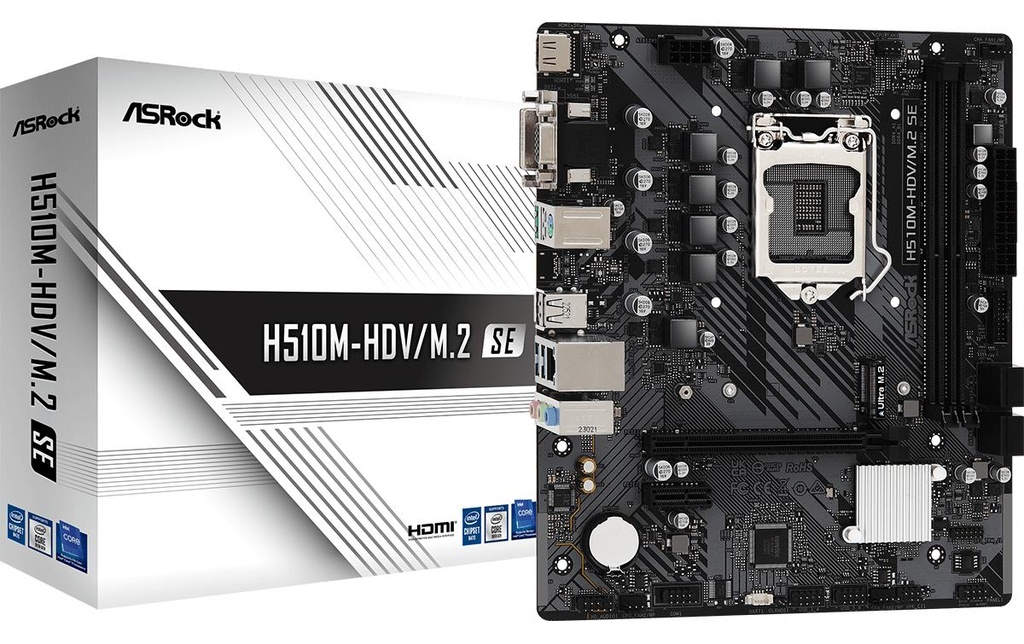 ASRock H510M-HDV/M.2 SE, mATX, LGA1200