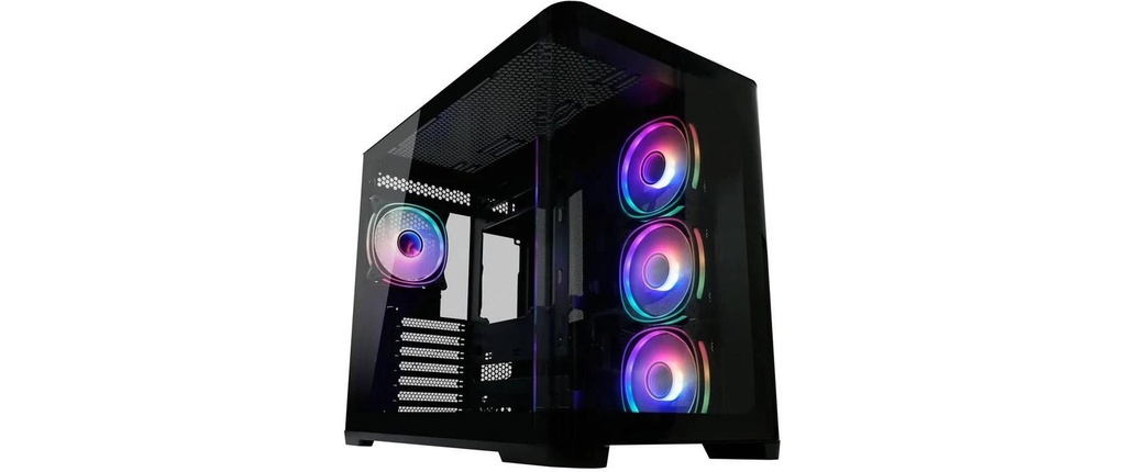 LC-Power, PC-Gehäuse 8001B Pro-Storm Dark (