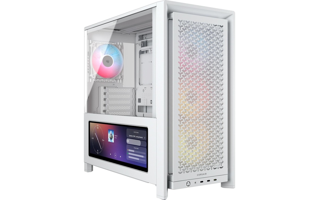 Corsair Midi Tower 4000D LCD RS WH