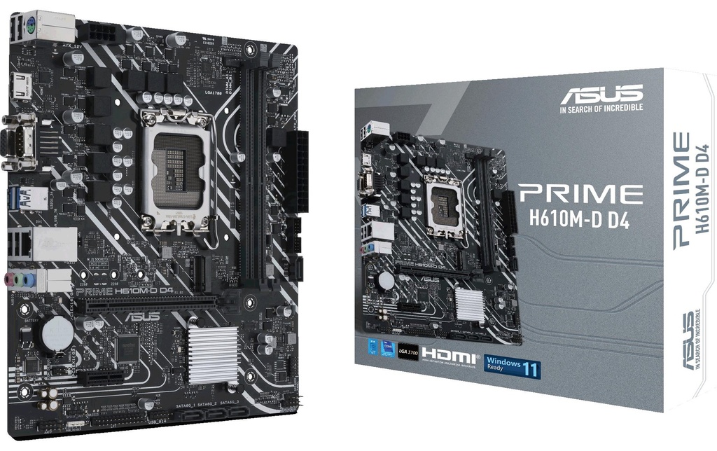 ASUS PRIME H610M-D D4, mATX