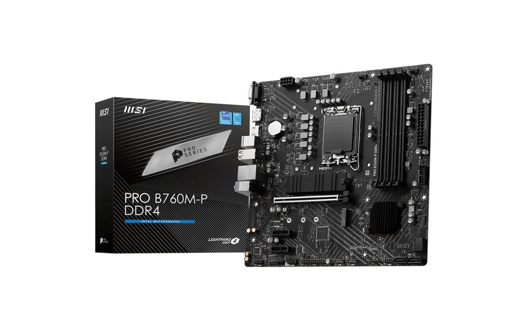MSI PRO B760M-P DDR4, LGA1700, mATX
