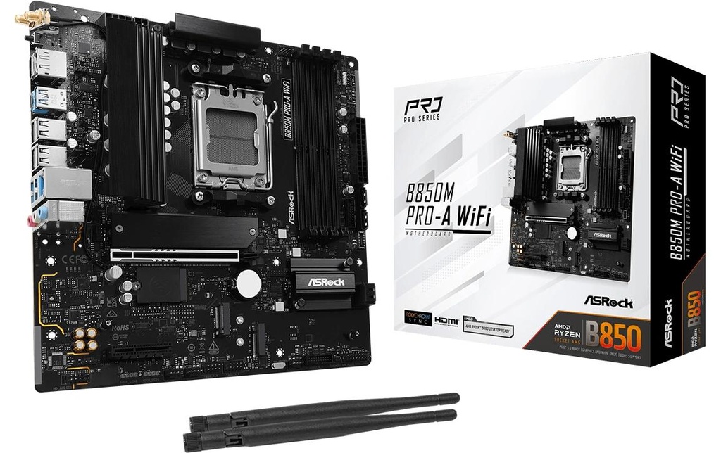 ASRock B850M PRO-A WIFI, mATX, AM5