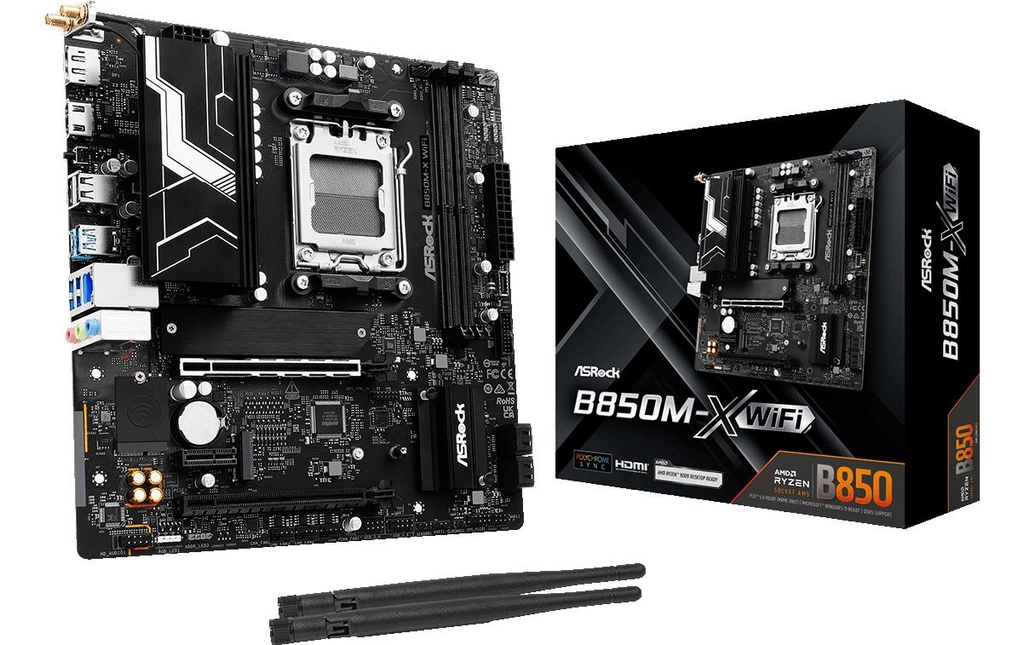 ASRock B850M-X WIFI R2.0, mATX, AM5