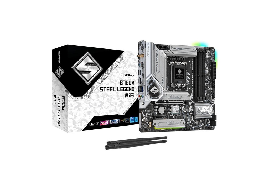 ASRock B760M STEEL LEGEND WF, mATX, LGA1851