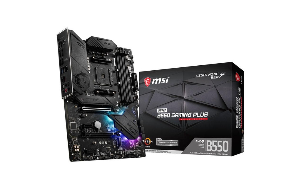 MSI MPG B550 GAMING PLUS, AM4, ATX