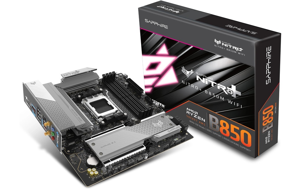 Sapphire NITRO+ B850M WIFI, mATX, AM5