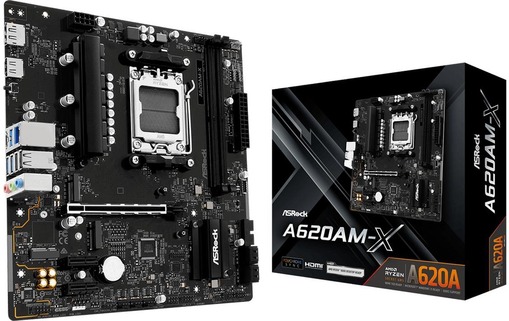 ASRock A620AM-X, µATX, AM5