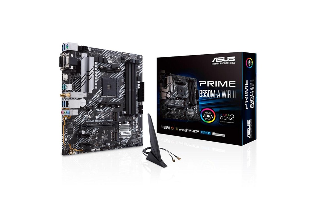 ASUS PRIME B550M-A WIFI II, mATX, AM4