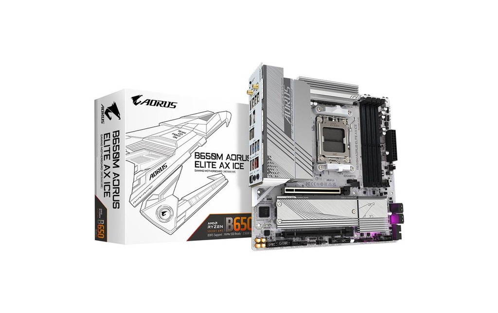 Gigabyte B650M A ELITE AX ICE, uATX