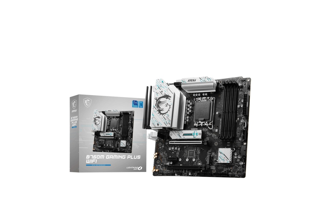 MSI B760M GAMING PLUS WIFI, LGA1700, mATX