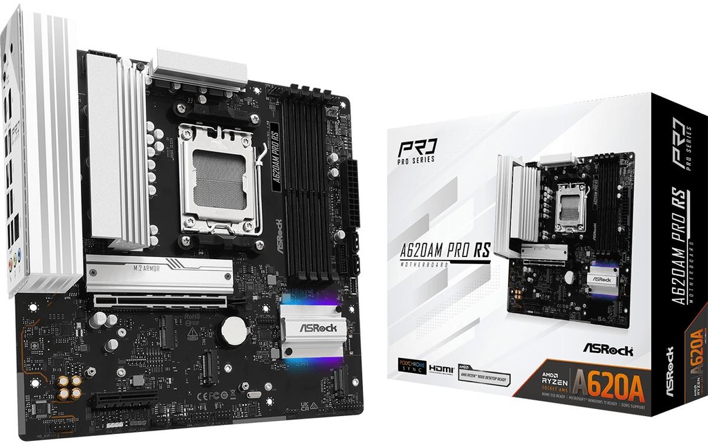 ASRock A620AM PRO RS, µATX, AM5