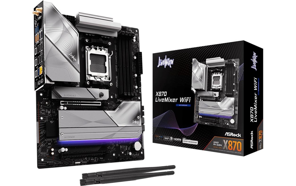 ASRock X870 LIVEMIXER WIFI, ATX, AM5