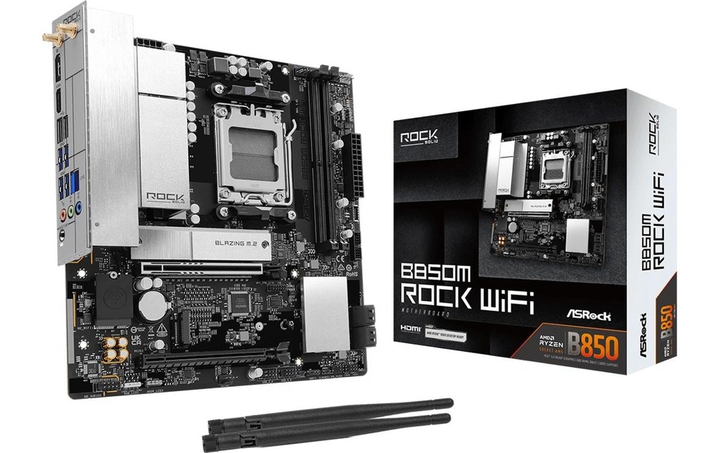 ASRock B850M ROCK WIFI, mATX, AM5