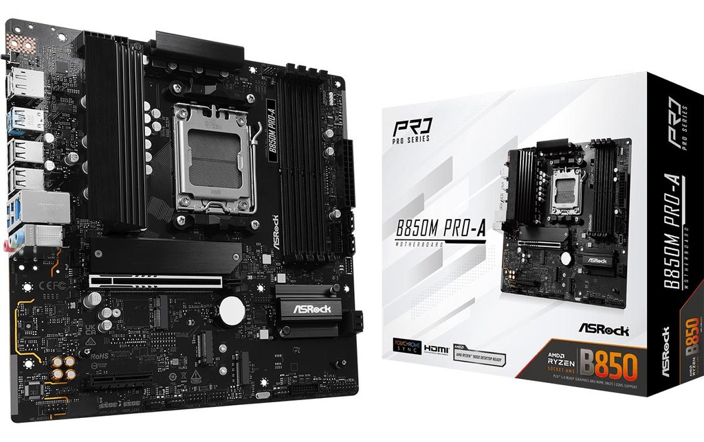 ASRock B850M PRO-A, mATX, AM5