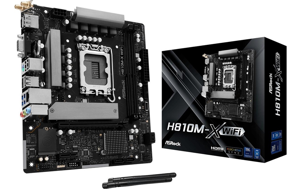 ASRock H810M-X WIFI , µATX, LGA1851