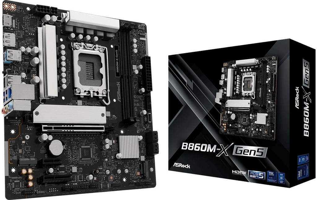 ASRock B860M-X GEN5, mATX, LGA1851