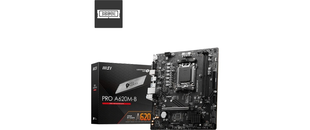 MSI PRO A620M-B, AM5, mATX