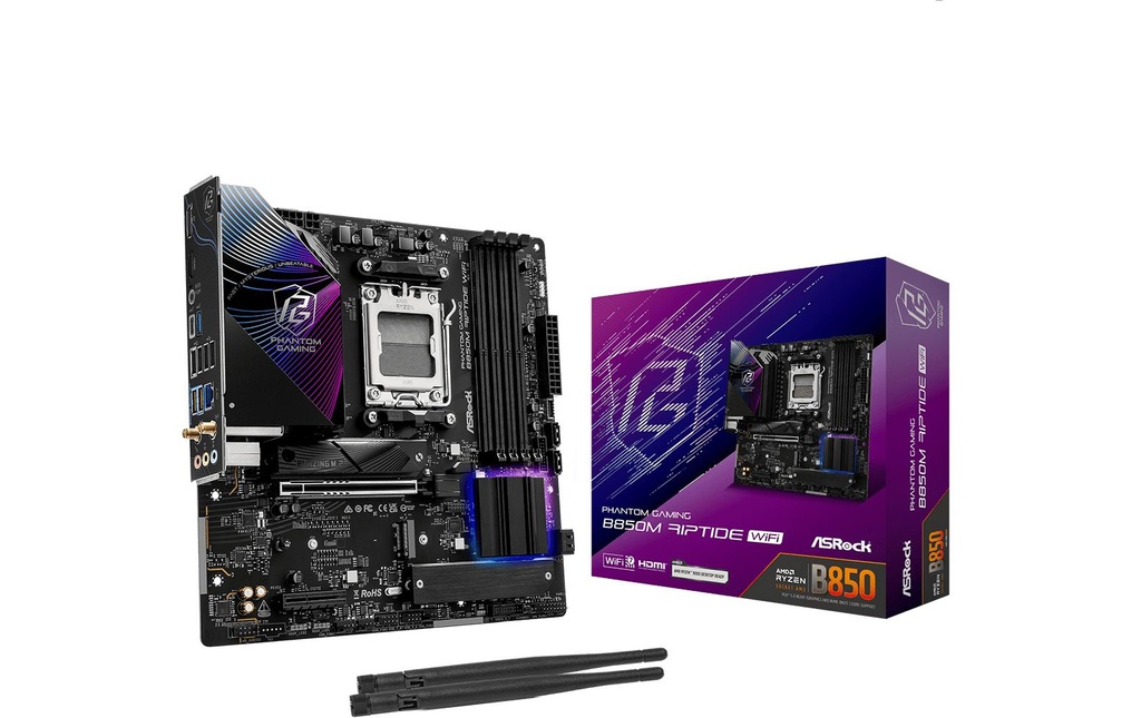 ASRock B850M RIPTIDE WIFI, mATX, AM5