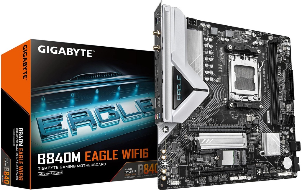 Gigabyte B840M EAGLE WIFI6, uATX
