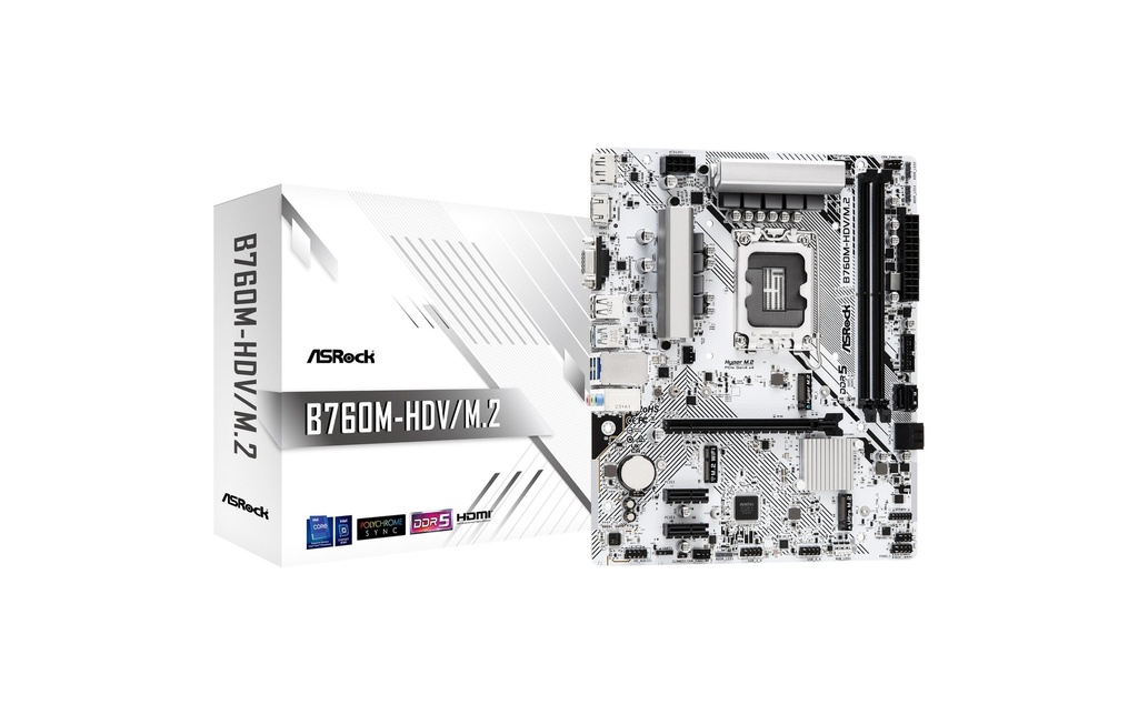 ASRock B760M-HDV/M.2, mATX, LGA1851