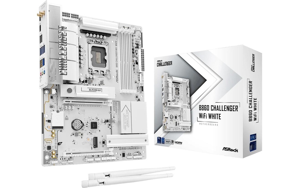 ASRock B860 CHALLENGER WF WH, ATX, LGA1851