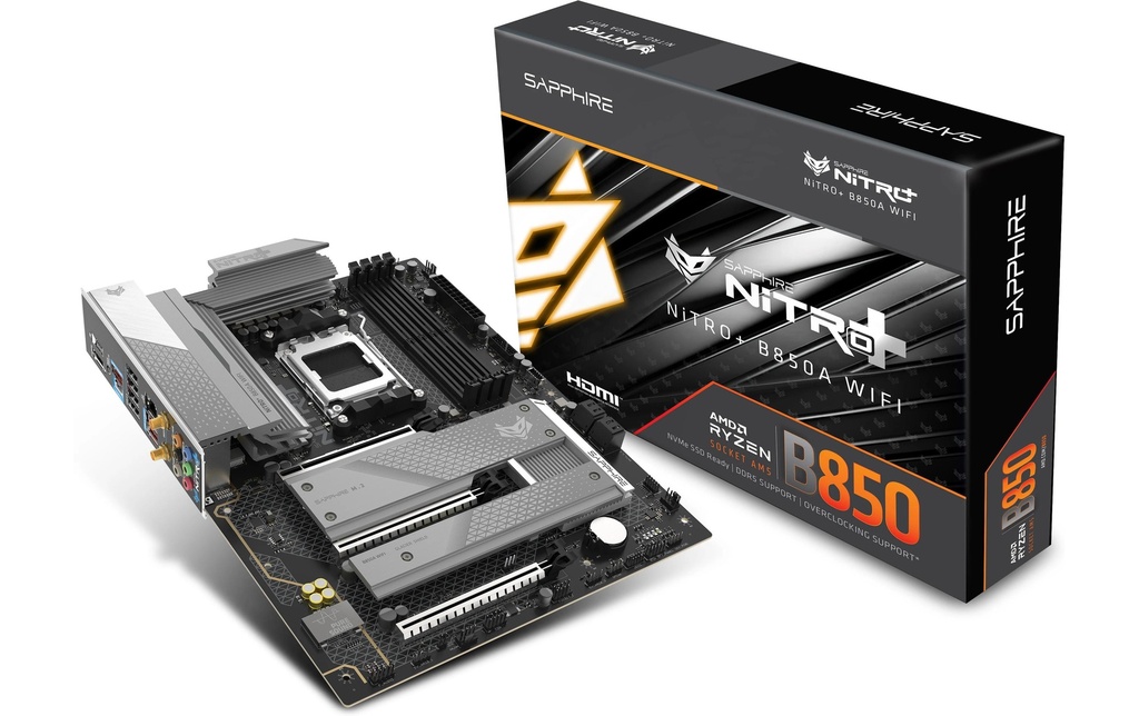 Sapphire NITRO+ B850A WIFI7, ATX, AM5
