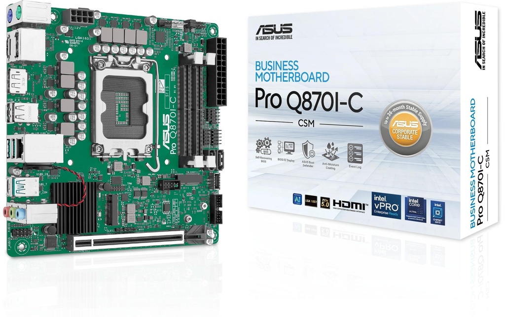 ASUS PRO Q870I-C-CSM, Mini-ITX, LGA1851