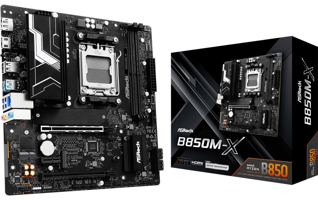ASRock B850M-X R2.0, mATX, AM5