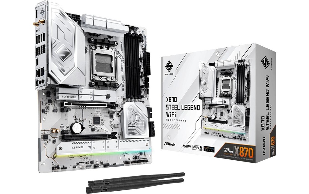 ASRock X870 STEEL LEGEND WIFI, ATX, AM5