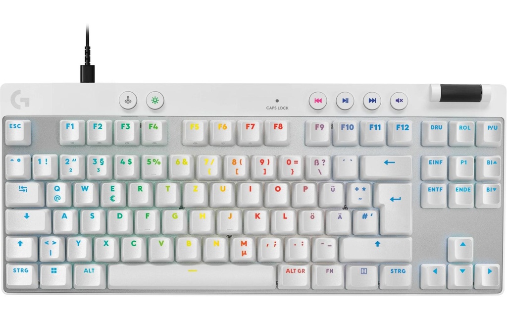 Logitech PRO X TKL RAPID weiss