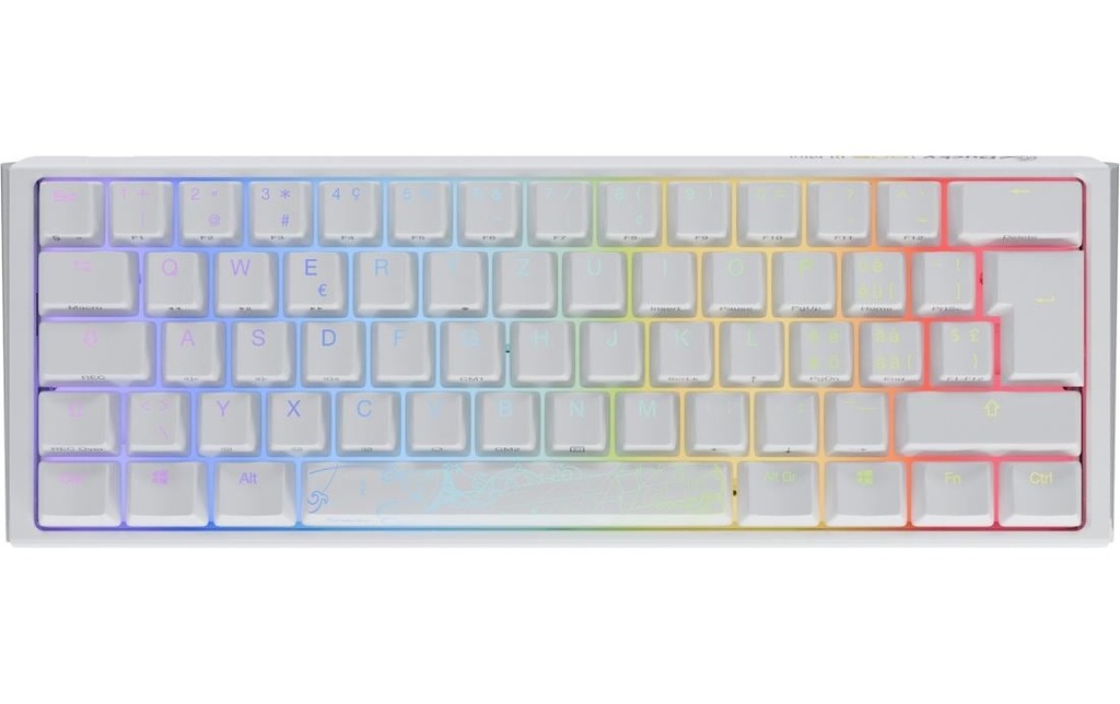Ducky ONE 3 Mini Classic MX Cherry Red WHI