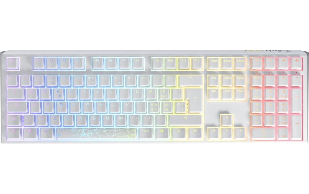 Ducky ONE 3 Classic MX Cherry Red White