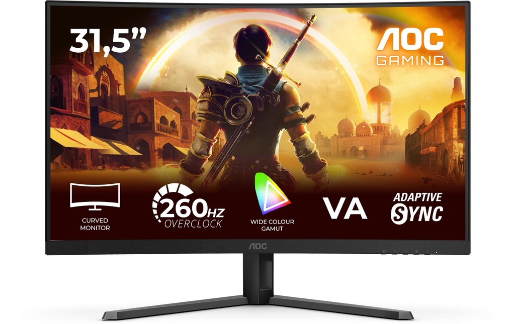 AOC 32 C32G42ZE, 1920x1080, 260 Hz Curved