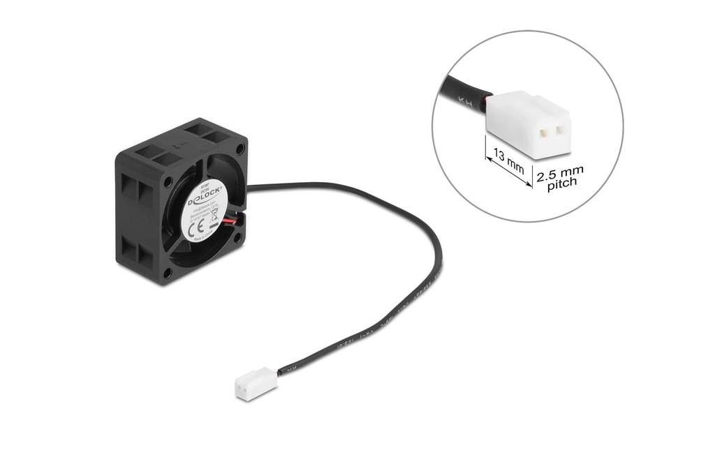 Delock Gehäuselüfter 40x40x20mm, 5V