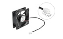 Delock Gehäuselüfter 80x80x25mm, 5V